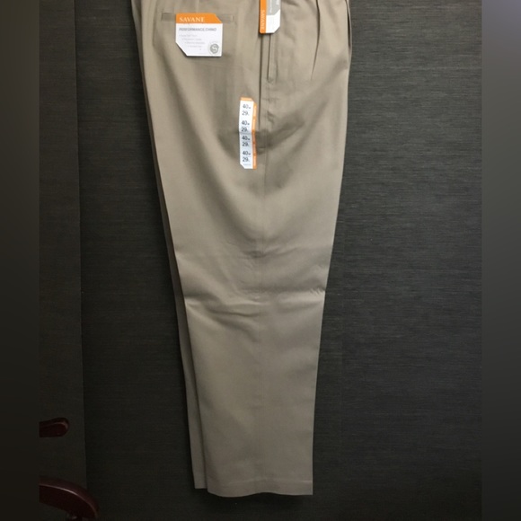 Men’s Khaki Savane Performance Chinos. 40Wx29L - Picture 2 of 2